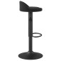 vidaXL Taburetes de cocina 2 unidades terciopelo negro vidaXL Taburetes de cocina 2 unidades terciopelo negro