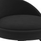 vidaXL Taburetes de cocina 2 unidades terciopelo negro vidaXL Taburetes de cocina 2 unidades terciopelo negro