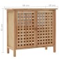 vidaXL Mueble de lavabo madera maciza de nogal 66x29x61 cm vidaXL Mueble de lavabo madera maciza de nogal 66x29x61 cm