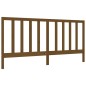 vidaXL Estructura cama y cabecero madera maciza marrón miel 200x200 cm vidaXL Estructura cama y cabecero madera maciza marrón miel 200x200 cm