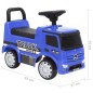 vidaXL Coche para niños Mercedes Benz Truck azul vidaXL Coche para niños Mercedes Benz Truck azul