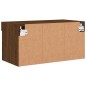 vidaXL Mueble para TV con luces LED roble marrón 60x30x30 cm vidaXL Mueble para TV con luces LED roble marrón 60x30x30 cm