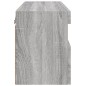 vidaXL Mueble de TV de pared con luces LED gris Sonoma 60x30x40 cm