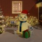 vidaXL Osito de peluche inflable de Navidad LED 180 cm vidaXL Osito de peluche inflable de Navidad LED 180 cm