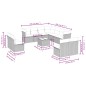 vidaXL Set de sofás de jardín 12 pzas y cojines ratán sintético marrón vidaXL Set de sofás de jardín 12 pzas y cojines ratán sintético marrón