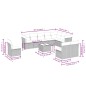 vidaXL Set de sofás de jardín 11 pzas y cojines ratán sintético negro vidaXL Set de sofás de jardín 11 pzas y cojines ratán sintético negro