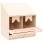 vidaXL Ponedero para gallinas 2 compartimentos madera pino 63x40x65 cm vidaXL Ponedero para gallinas 2 compartimentos madera pino 63x40x65 cm