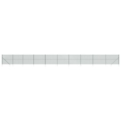 vidaXL Cerca de alambre con pinchos de anclaje verde 1,6x25 m