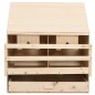 vidaXL Ponedero para gallinas 2 compartimentos madera pino 63x40x65 cm vidaXL Ponedero para gallinas 2 compartimentos madera pino 63x40x65 cm