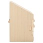 vidaXL Ponedero para gallinas 2 compartimentos madera pino 63x40x65 cm vidaXL Ponedero para gallinas 2 compartimentos madera pino 63x40x65 cm