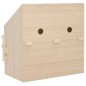 vidaXL Ponedero para gallinas 2 compartimentos madera pino 63x40x65 cm vidaXL Ponedero para gallinas 2 compartimentos madera pino 63x40x65 cm