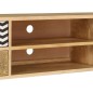 vidaXL Mueble para la TV de madera de mango maciza 120x30x40 cm vidaXL Mueble para la TV de madera de mango maciza 120x30x40 cm