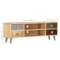 vidaXL Mueble para la TV de madera de mango maciza 120x30x40 cm vidaXL Mueble para la TV de madera de mango maciza 120x30x40 cm