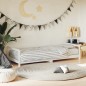 vidaXL Estructura de cama para niños madera de pino blanco 90x200 cm