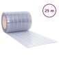 vidaXL Tira de cortina para puertas PVC transparente 300x2,6 mm 25 m vidaXL Tira de cortina para puertas PVC transparente 300x2,6 mm 25 m