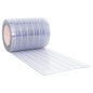 vidaXL Tira de cortina para puertas PVC transparente 300x2,6 mm 25 m vidaXL Tira de cortina para puertas PVC transparente 300x2,6 mm 25 m