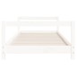 vidaXL Estructura de cama para niños madera de pino blanco 90x200 cm