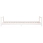 vidaXL Estructura de cama para niños madera de pino blanco 90x200 cm