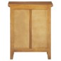 vidaXL Mesita de noche madera maciza de caoba 60x30x75 cm vidaXL Mesita de noche madera maciza de caoba 60x30x75 cm
