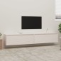 vidaXL Armario de pared 2 uds madera maciza de pino blanco 100x30x35cm vidaXL Armario de pared 2 uds madera maciza de pino blanco 100x30x35cm