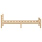 vidaXL Estructura de cama de madera maciza de pino 90x200 cm vidaXL Estructura de cama de madera maciza de pino 90x200 cm