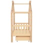 vidaXL Estructura de cama infantil con cajón madera de pino 70x140 cm vidaXL Estructura de cama infantil con cajón madera de pino 70x140 cm