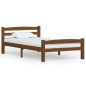 vidaXL Estructura de cama madera maciza pino marrón miel 90x200 cm vidaXL Estructura de cama madera maciza pino marrón miel 90x200 cm