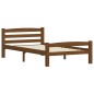 vidaXL Estructura de cama madera maciza pino marrón miel 90x200 cm vidaXL Estructura de cama madera maciza pino marrón miel 90x200 cm
