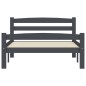 vidaXL Estructura de cama madera maciza pino gris oscuro 90x200 cm vidaXL Estructura de cama madera maciza pino gris oscuro 90x200 cm