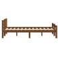 vidaXL Estructura de cama madera maciza pino marrón miel 180x200 cm