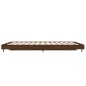 vidaXL Estructura de cama madera contrachapada marrón roble 120x190 cm