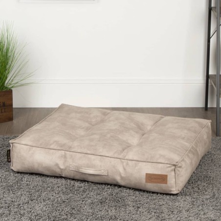 Scruffs & Tramps Colchón para perros Kensington crema M 80x60 cm