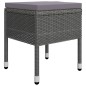 vidaXL Juego de comedor de jardín de 5 piezas gris vidaXL Juego de comedor de jardín de 5 piezas gris