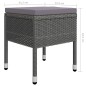 vidaXL Juego de comedor de jardín de 5 piezas gris vidaXL Juego de comedor de jardín de 5 piezas gris