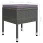 vidaXL Juego de comedor de jardín de 5 piezas gris vidaXL Juego de comedor de jardín de 5 piezas gris