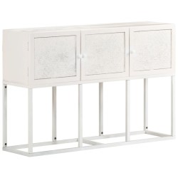 vidaXL Aparador de madera maciza de mango 115x30x76 cm