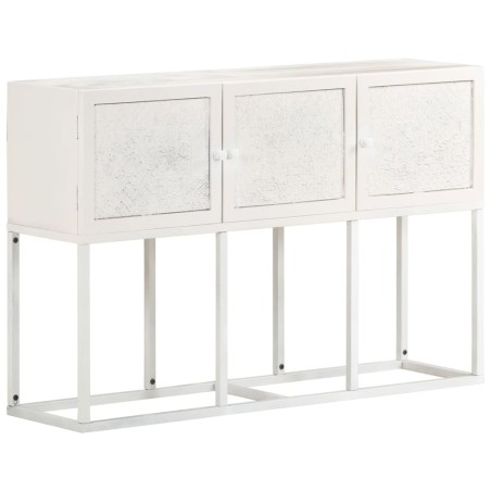 vidaXL Aparador de madera maciza de mango 115x30x76 cm