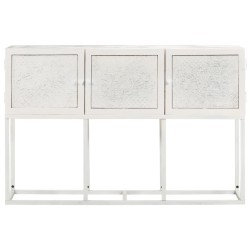 vidaXL Aparador de madera maciza de mango 115x30x76 cm