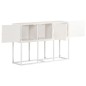 vidaXL Aparador de madera maciza de mango 115x30x76 cm vidaXL Aparador de madera maciza de mango 115x30x76 cm