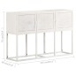 vidaXL Aparador de madera maciza de mango 115x30x76 cm vidaXL Aparador de madera maciza de mango 115x30x76 cm