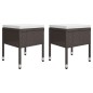 vidaXL Juego de comedor de jardín de 5 piezas marrón vidaXL Juego de comedor de jardín de 5 piezas marrón