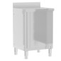 vidaXL Armarios de cocina comercial 3 unidades acero inoxidable vidaXL Armarios de cocina comercial 3 unidades acero inoxidable