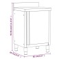 vidaXL Armarios de cocina comercial 3 unidades acero inoxidable vidaXL Armarios de cocina comercial 3 unidades acero inoxidable