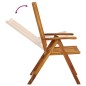 vidaXL Juego de comedor de jardín 9 piezas madera maciza de acacia