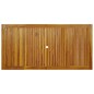 vidaXL Juego de comedor de jardín 9 piezas madera maciza de acacia