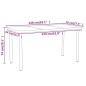 vidaXL Juego de comedor de jardín 5 piezas negro vidaXL Juego de comedor de jardín 5 piezas negro