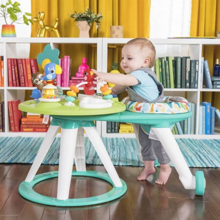 Bright Starts Mesa de actividades 2 en 1 Around We Go Tropic Cool