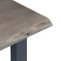 vidaXL Mesa consola 115x35x76 cm madera maciza de acacia y hierro gris vidaXL Mesa consola 115x35x76 cm madera maciza de acacia y hierro gris