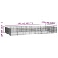 vidaXL Perrera de exterior de acero 30,11 m²