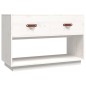 vidaXL Mueble para TV madera maciza de pino blanco 90x40x60 cm vidaXL Mueble para TV madera maciza de pino blanco 90x40x60 cm